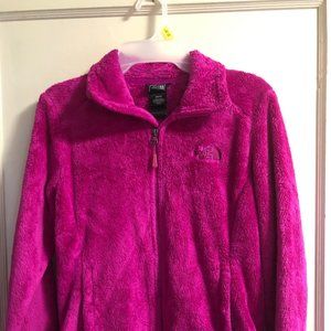 The North Face - hot pink fleece jacket